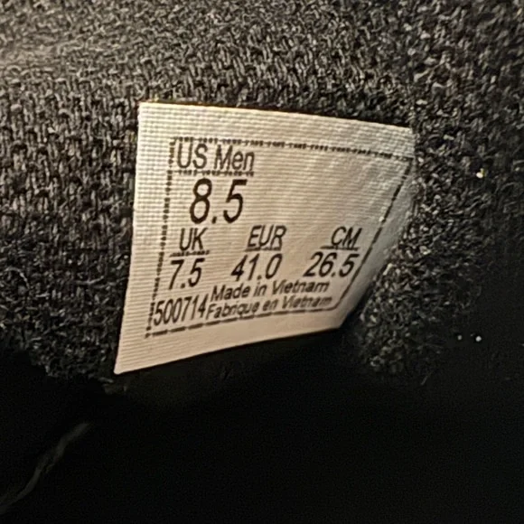 Vans Black and White Men's Sneakers - Picture 4 of 4